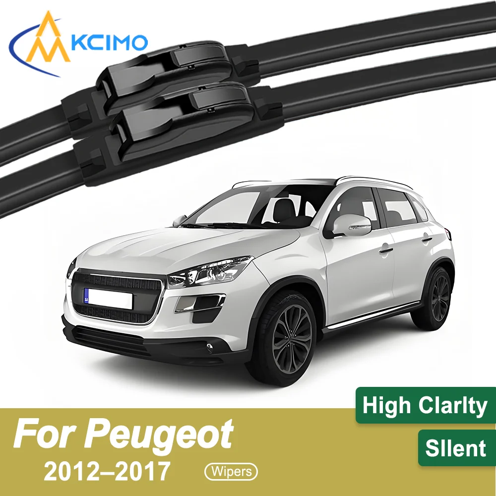 

2-Pack Superior Wiper Blades for Peugeot 4008 2012–2017 All-Season Durable Quiet Wiping Uninterrupted Visibility