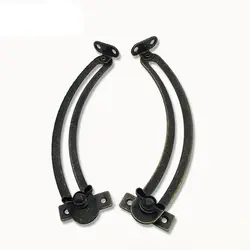 Bronze Lid Support Hinges 175mm Long, Lid Display Furniture Support Stay Hinge Cabinet Cupboard Box Pull Down Hinge, Left/ Right