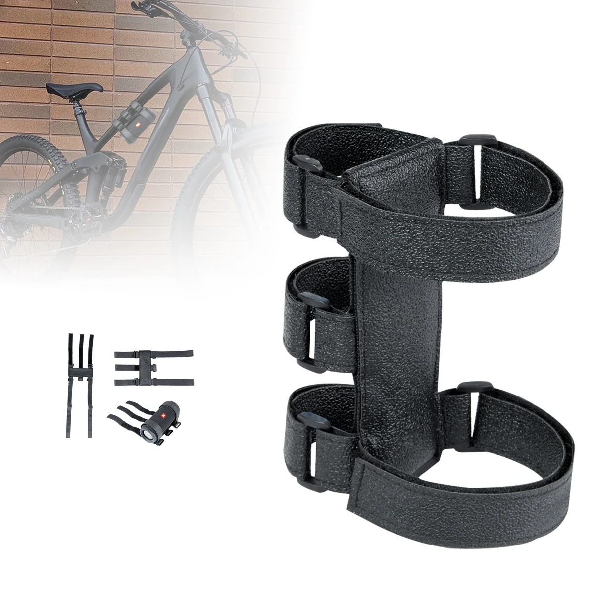 

Motorcycle bicycle bumper cup strap Portable Bluetooth strap holder fixed rope