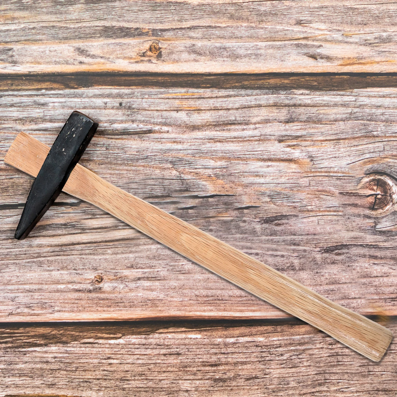 

39cm Durable Wooden Hammer Handle Ergonomic Replacement for Axes Hatchets Chopping Tools Handle