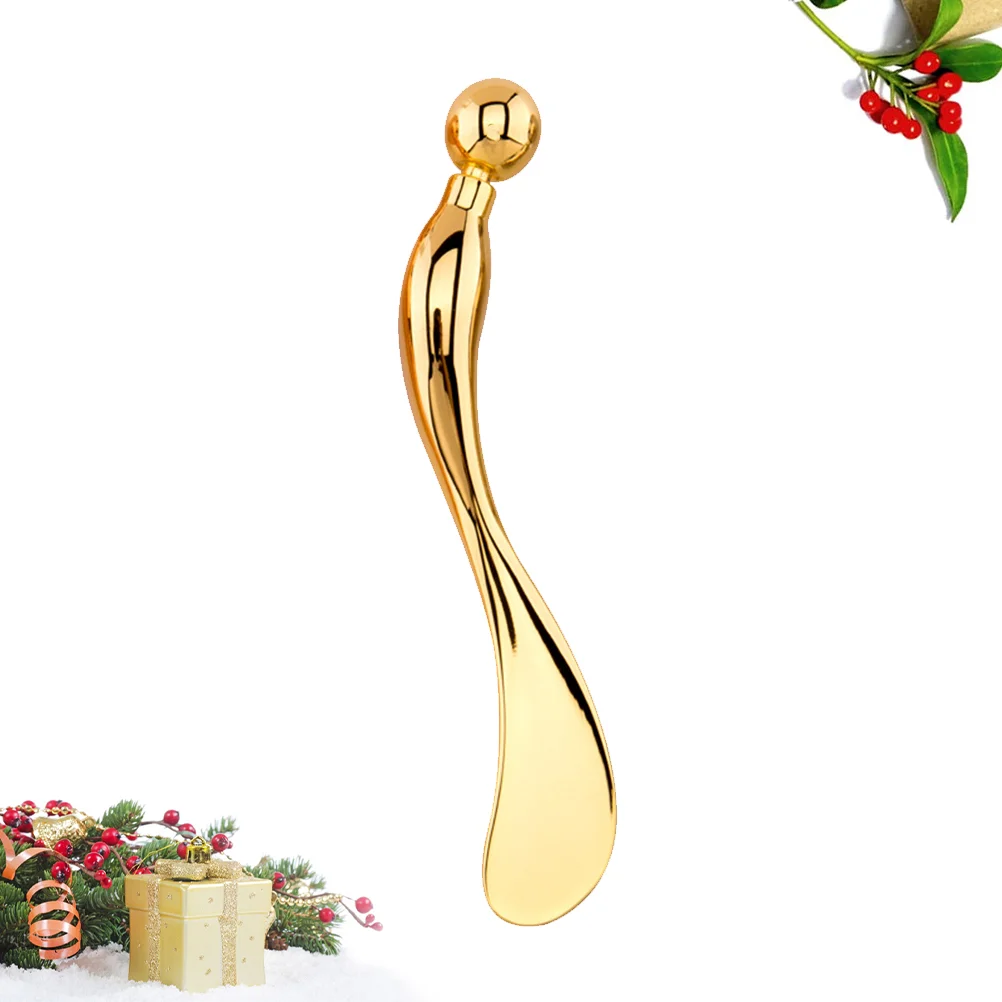 

Design Zinc Alloy Eye Cream Spoon Eye Fatigue Relief Massage Treatments Beauty Tool (Golden) eye spoon