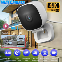 New 4K Mini Security Camera Full Color Night Vision WiFi Monitor IP65 Waterproof Motion Detect Surveillance With 2 Way Audio