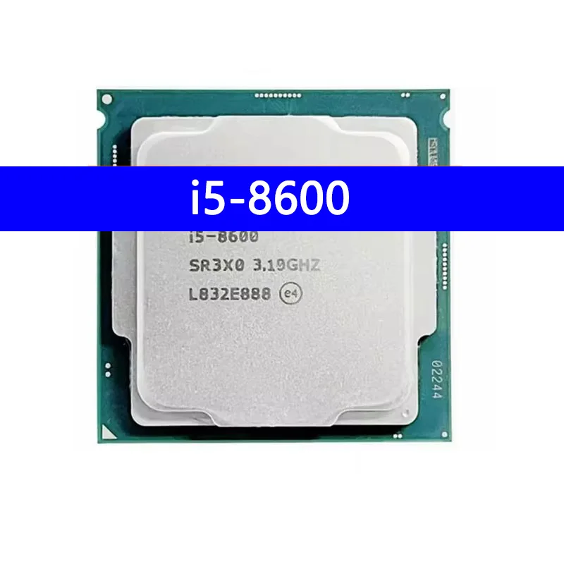 

i5-8600 CPU Processors 14nm 6 Cores 6 Thread 3.1GHz 9MB 65W 8thGeneration Processors LGA1151 i5 8600 FOR Z390 Motherboard