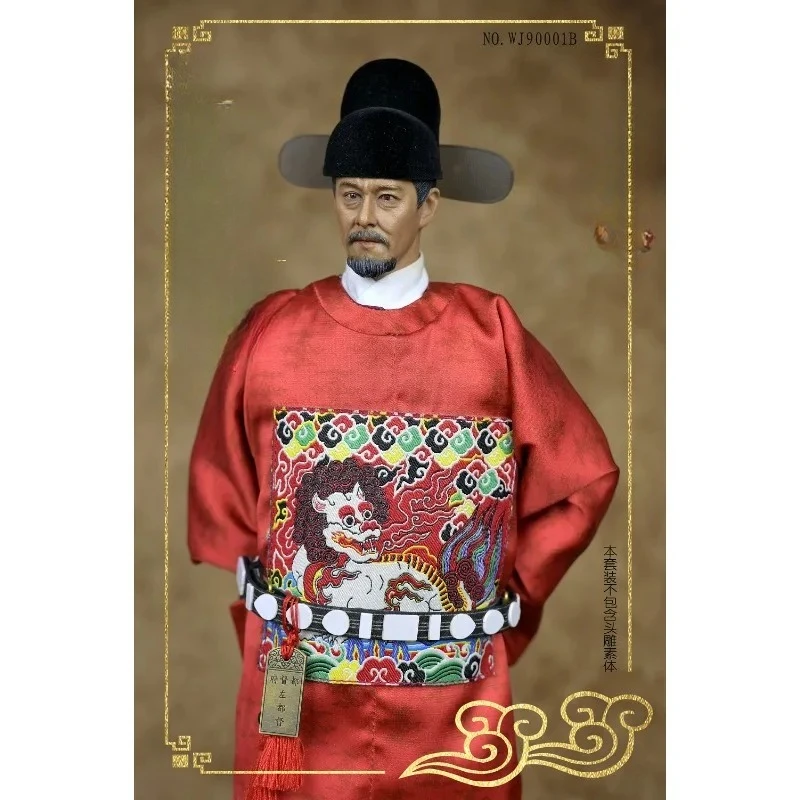 1/6 مقياس WJ90001 الزي الرسمي للرجال ملابس خدمة الضابط/الضابط سلالة مينغ مجموعة قديمة لشخصيات الحركة 12 بوصة لتقوم بها بنفسك