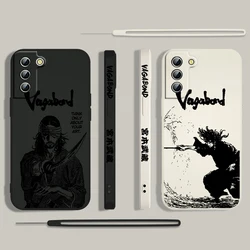 Miyamoto Musashi Vagabond Phone Case For Samsung Galaxy S24 S23 S22 S21 S20 Pro FE Plus Ultra Liquid Left Rope Cover