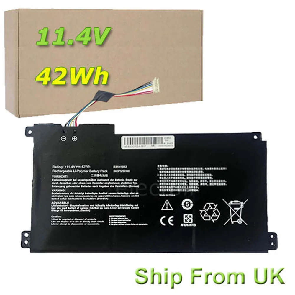 Laptop Battery for ASUS VivoBook 14 E410 E410M E510 E410MA E410KA L410 L410MA R429M R429MA B31N1912