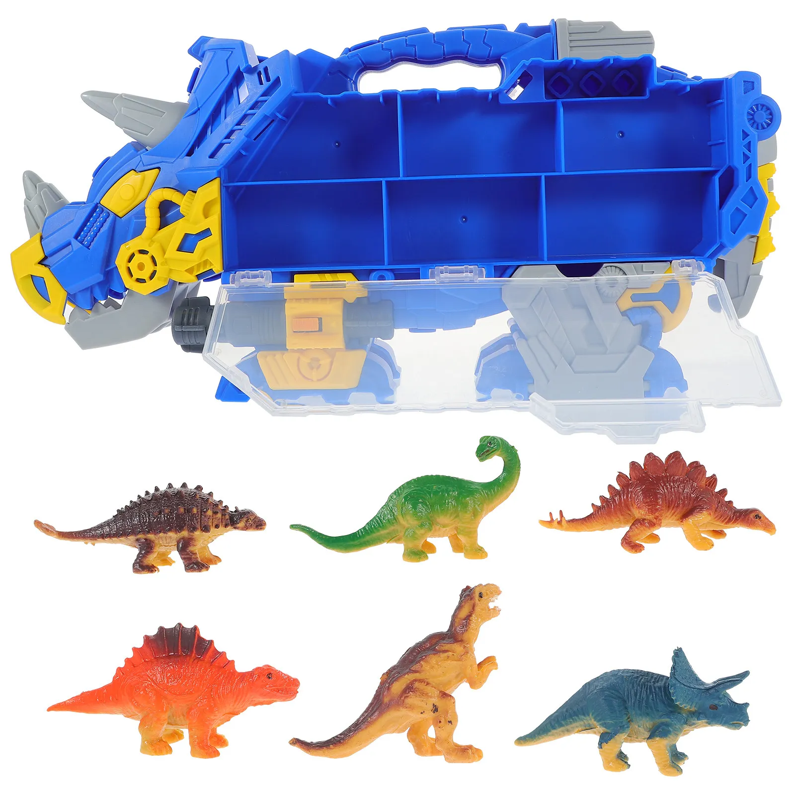 

1Set Battle Car Children Dinosaur Box Educational Simulation Game Gift Creative Fun Development Motor Skills Dinosaur Toy