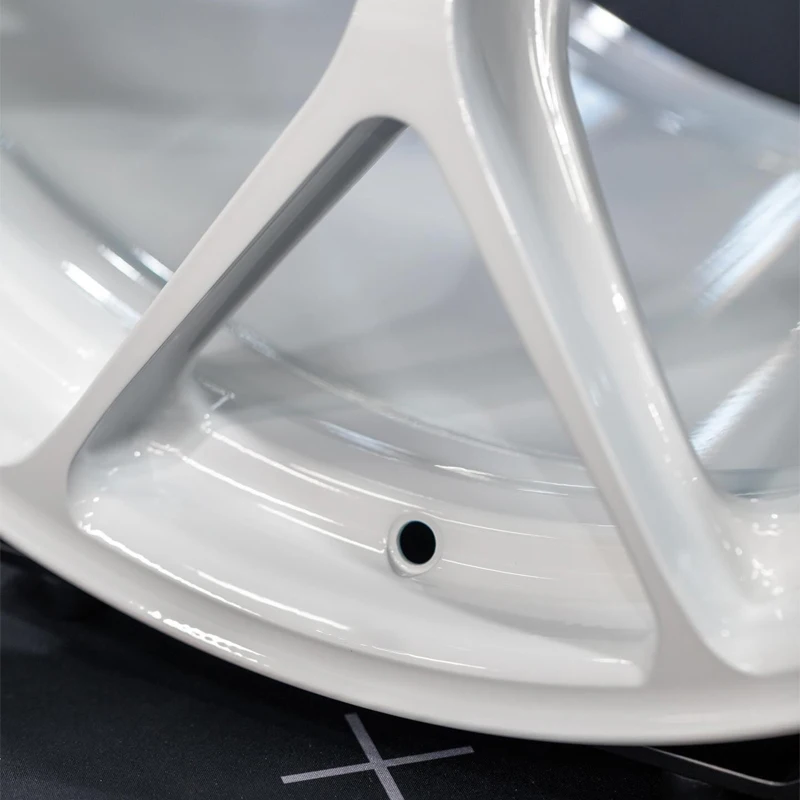 جميع الأبيض مخصص سيارة فاخرة 20 مللي متر 25 مللي متر 30 مللي متر 35 مللي متر 40 مللي متر ET مع 5x112 5x120 PCD حالة جديدة عجلات مزورة عجلات سبائك فاخرة #5