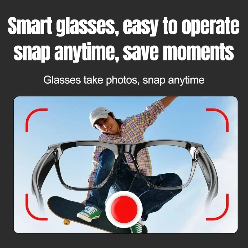 

Lenovo 8K HD AI Smart Glasses Chat GPT 100MP Camera Bluetooth Call Voice Assistant Control Color Changing Smart Glasses 2026 Ne