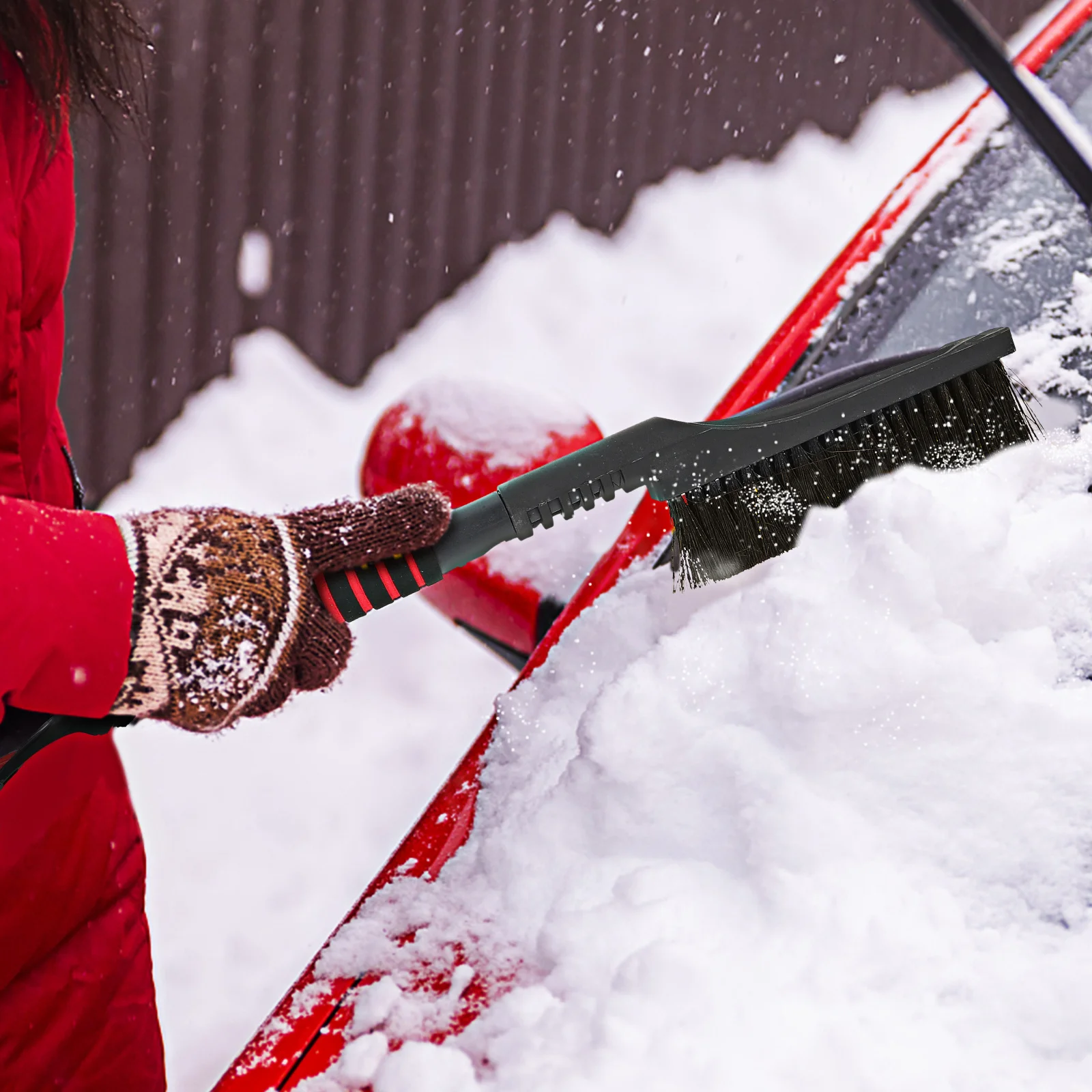 

Car Brush for Snow Cars Fast and Efficient Removal Brushes Defroster Auto Tool Vehicle