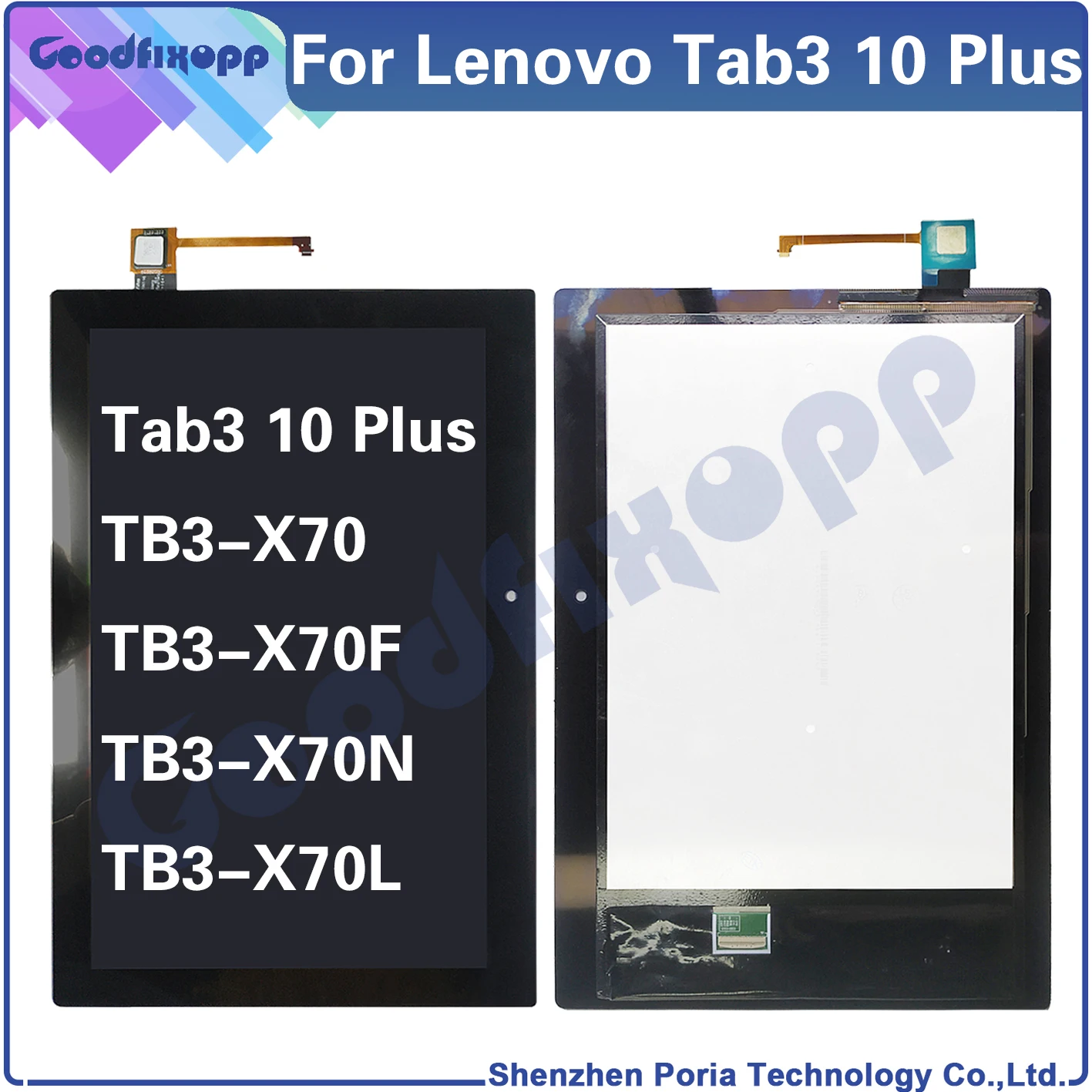 

New Screen For Lenovo Tab 3 10 Plus ZA0Y ZA0X TB3-X70L TB3-X70F TB3-X70N TB3-X70 LCD Display Touch Screen Digitizer Assembly