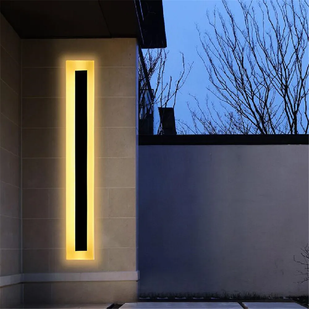 

9W 24W Outdoor WaterproofIP65 Modern LED Wall Lamp 85~265V Living Room Bedroom Corridor Porch Indoor Street Path Sconce Lighting