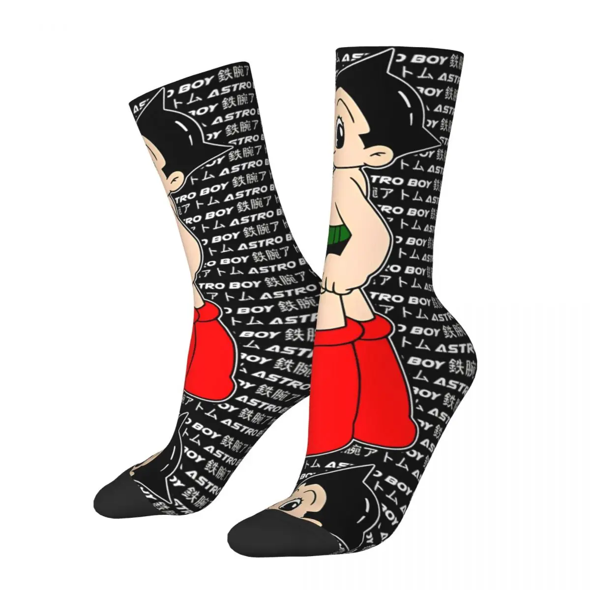 

Astro Boy Mighty Atom Socks Men Women Funny Happy Astroboy Socks Harajuku Spring Summer Autumn Winter Middle Tube Socks Gift