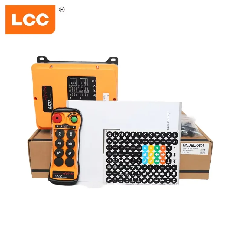 Factory Direct Q606 Double Speed Radio Controls 433MHZ Long Distance Crane Remote Control Switch