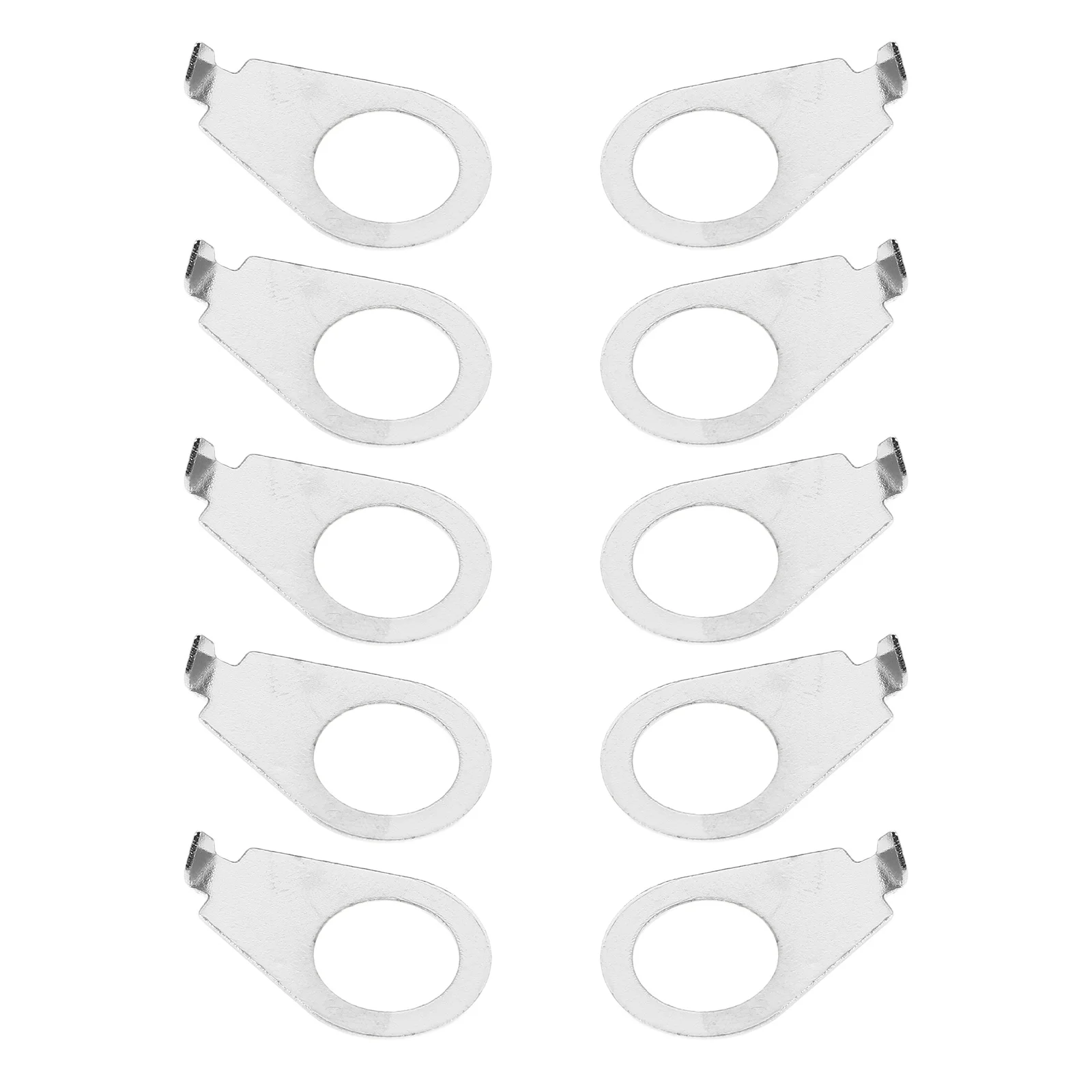 

10pcs Guitar Knob Pointer Indicator Metal Tone Volume Control For Electric Guitars Scale Marker Plate Stacked Potentiometer