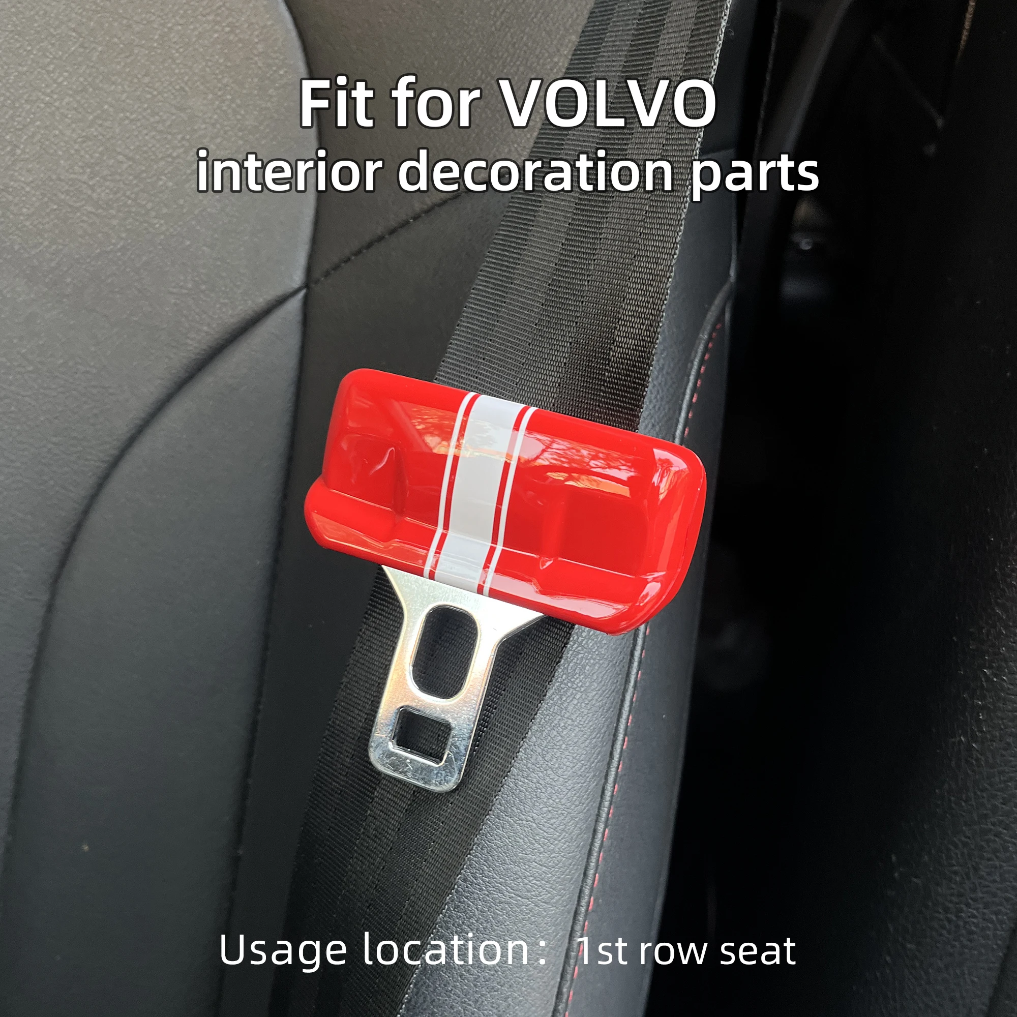 

Декоративный чехол с пряжкой автомобильного ремня безопасности — «сделай сам», «красочное ремесло», без опускания, устойчивый к царапинам для VOLVO XC70, с 2025 г.