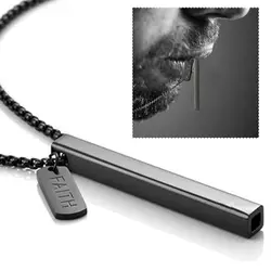 Stainless Steel Mindful Breathing Necklace for Anxiety Relief Stress Relief Anxiety Relief Necklace for Breathing Exercises