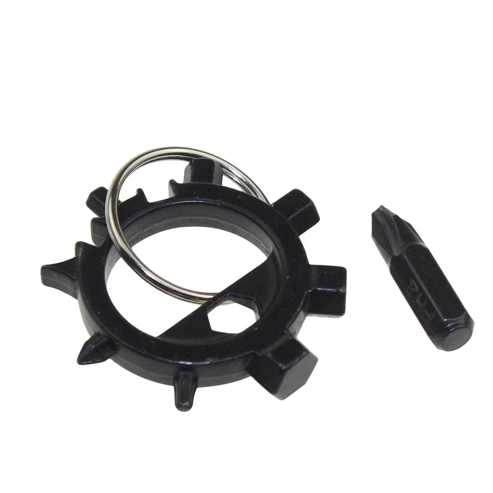 1 قطعة 12 وظائف متعددة أداة مفك المحمولة دراجة إصلاح أدوات متعددة مفك مسامير مفتاح ألين أدوات EDC في الهواء الطلق #1