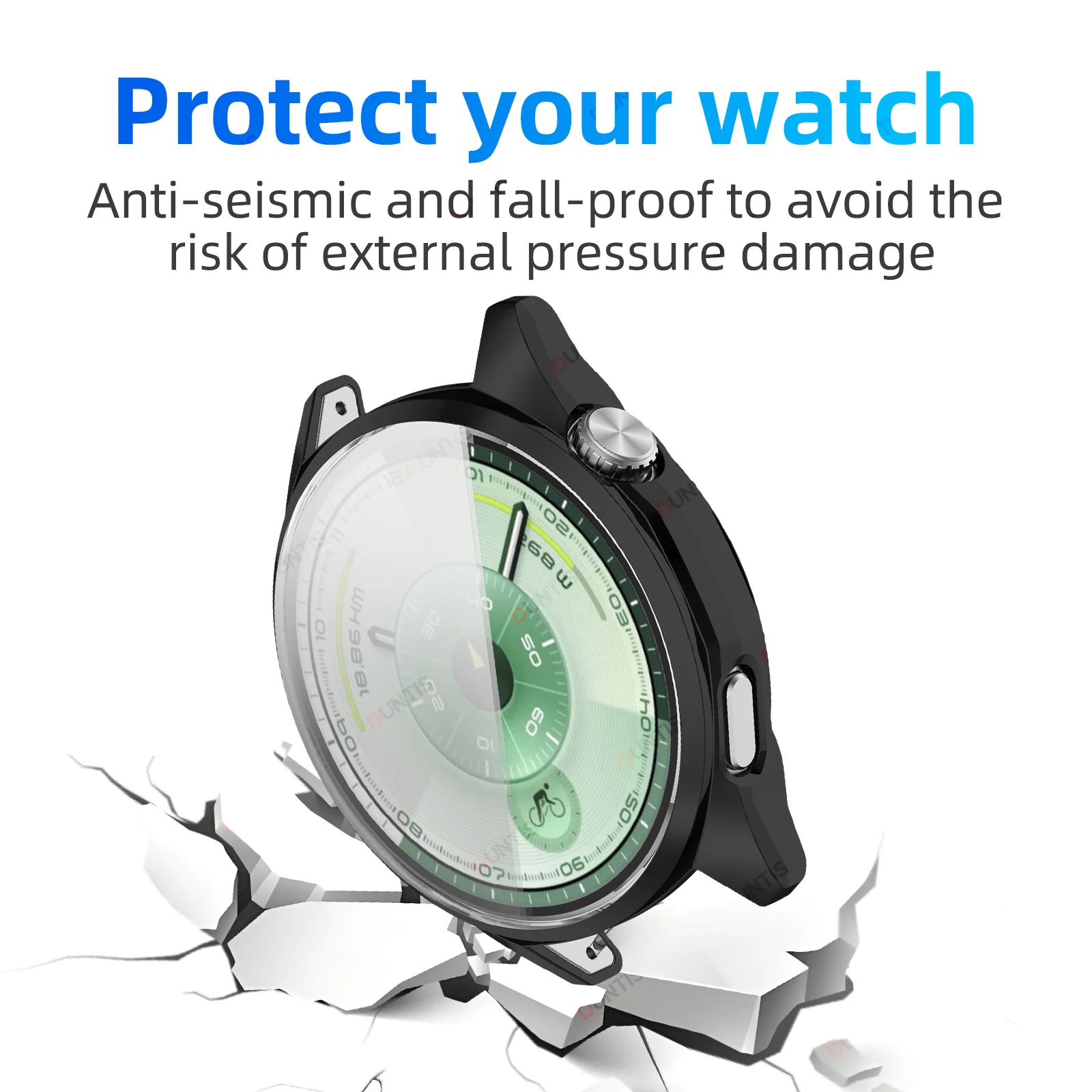 Screen Protector Case For Huawei Watch GT6 41mm / 46mm Soft TPU Face Cover All-Around Protective Bumper Accessories