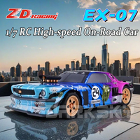 ZD Racing EX07 1/7 4WD RC High-speed Professional Flat Sports Car Electric Remote Control Model Adult Children Kids Toys Gift