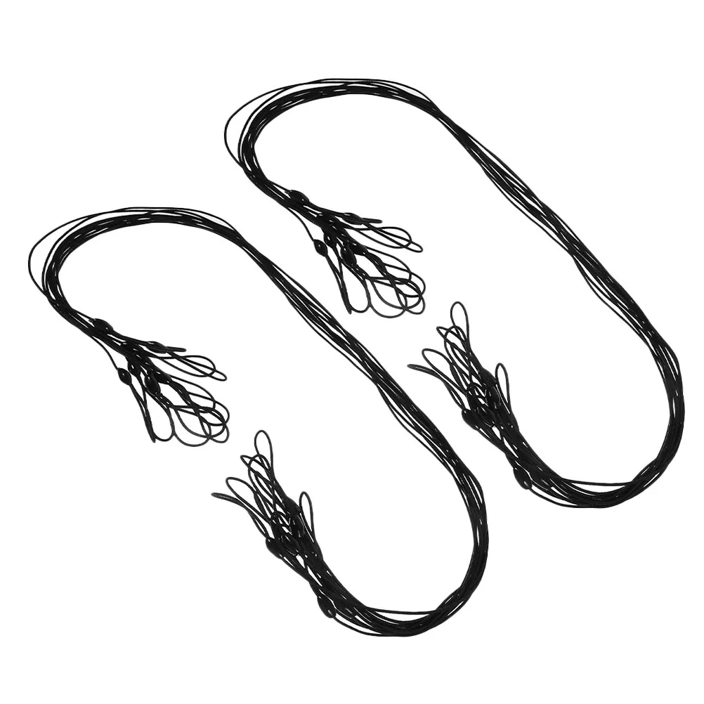 50Pcs Elastic Stylus Pen Lanyard Anti Lost Stretch Cord with Metal Ends for School Office Travel Pen Lanyard Elastic
