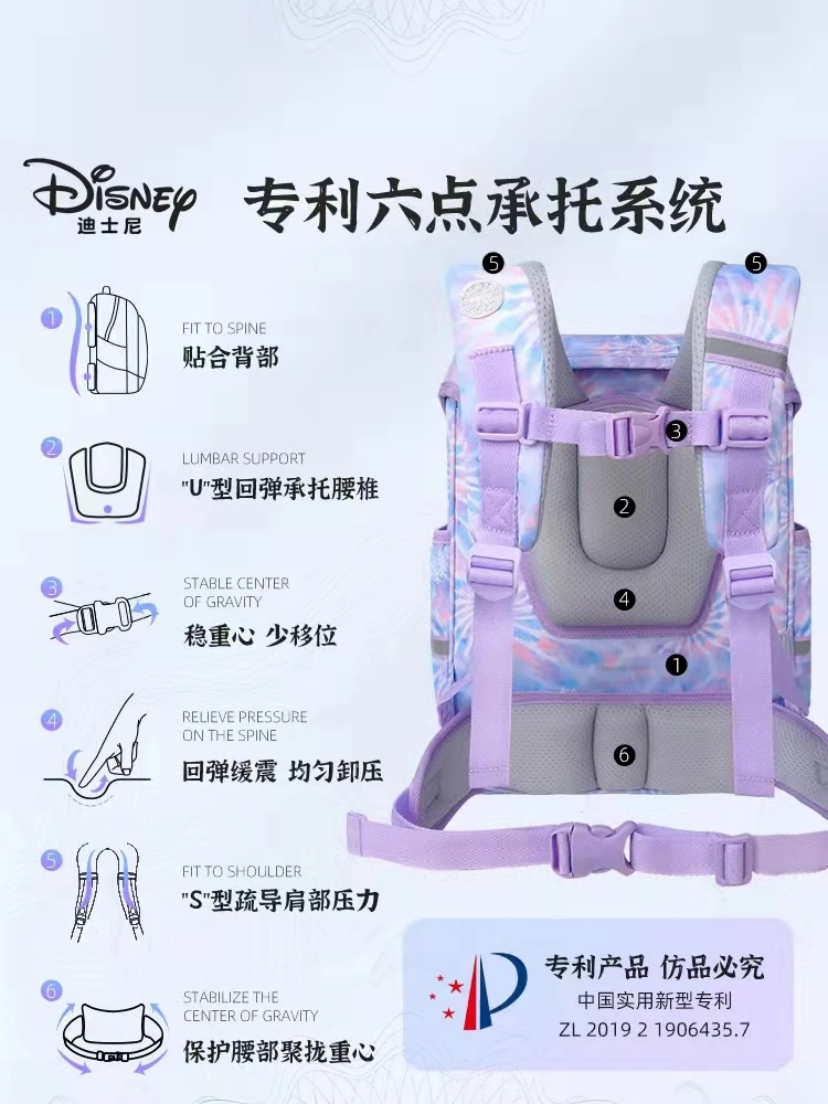 2022 Disney Frozen School Bags For Girls Elsa Anna Primary Student Shoulder Orthopedic Backpack Large Capacity Kids Gift Mochila