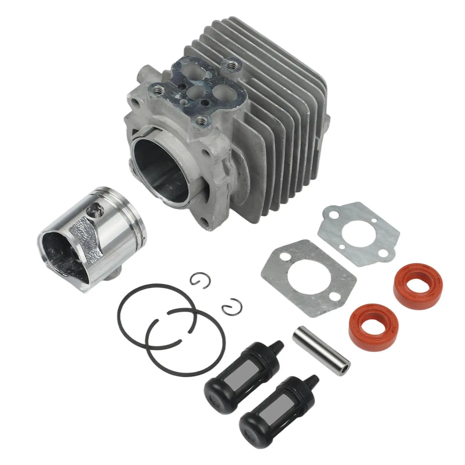 مجموعة إعادة بناء حشية جزء أداة الطاقة كجموعة أسطوانات الصورة تتضمن مجموعة حشيات معدنية لإصلاح معدات الحدائق