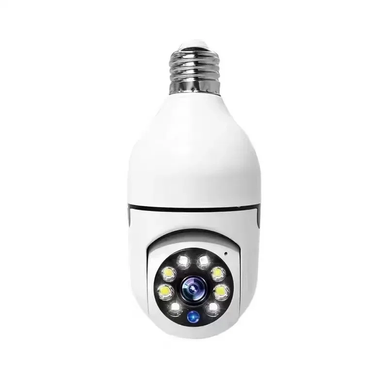 

E27 panoramic light bulb camera wireless light bulb camera 360 degree rotating full color night vision