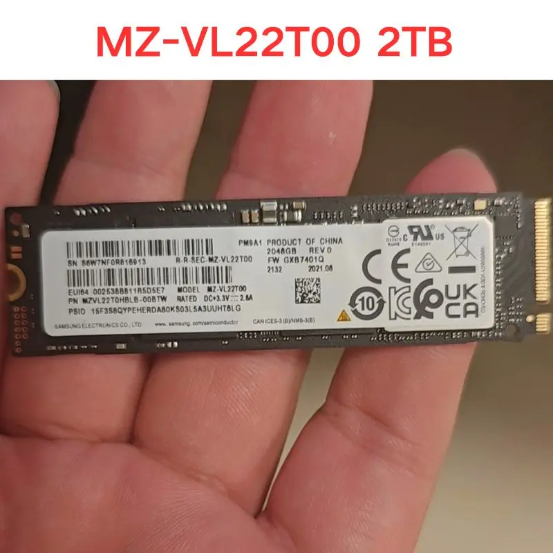 Second hand test OK MZ-VL22T00 2TB Solid State Drive