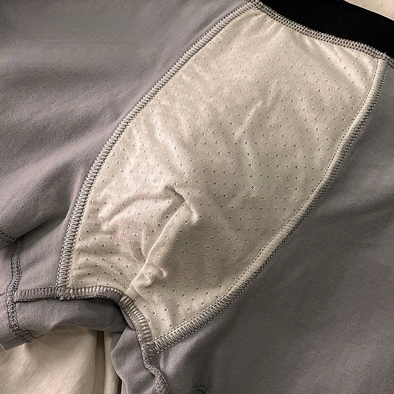 Men's underwear flat corner pants pure cotton student all cotton men's panties breathable top oversized men's boxer shorts