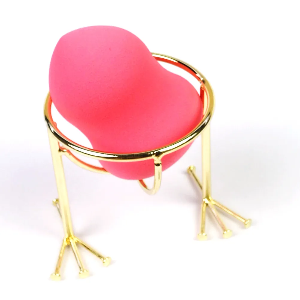 3Pcs Puff Stand Rack Makeup Sponge Drying Holder Storage Shelf Ventilated Sanitary Beauty Tool Stylish Dresser view 5