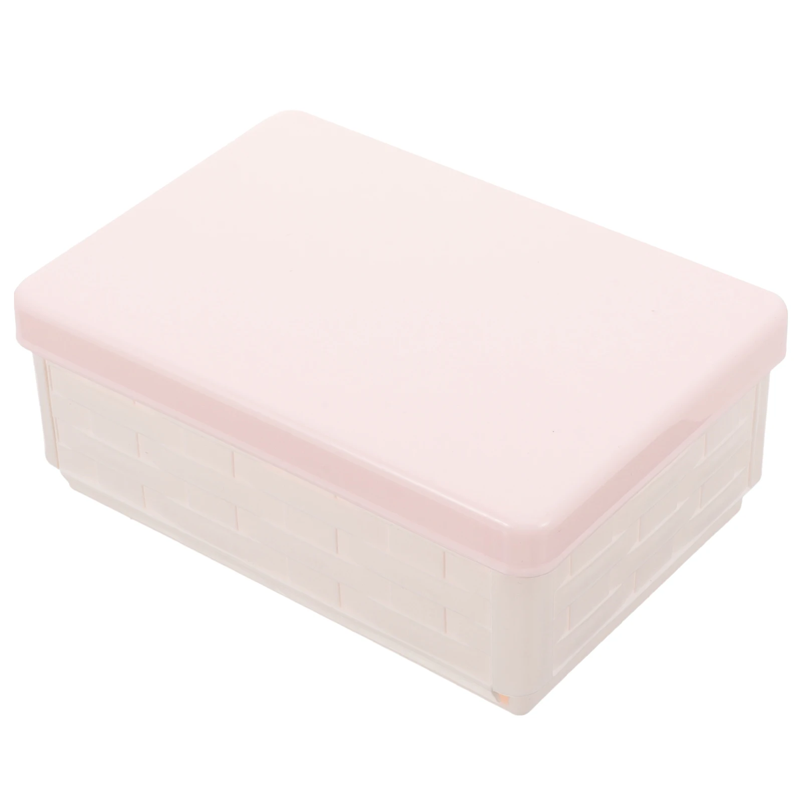 

Plastic Storage Small Containers Bins with Lid Desk Organizer 5003 Small Plastic Containers Colors Random