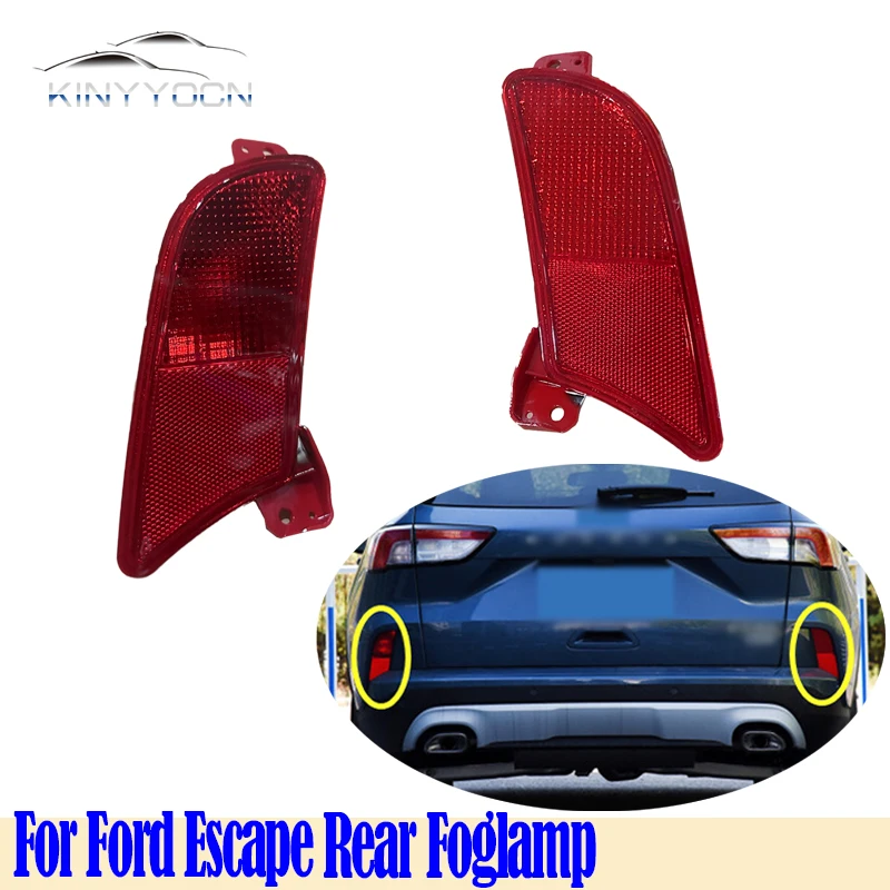 For Ford Escape 2020 21 Rear Bumper Fog Light Reflector Stop Light Rear Fog Light Foglamp Brake Lamp Warning Lamp