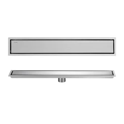 invisible floor drain 304 stainless steel rectangular bathroom drain deodorant drainage for Bathroom balcony kitchen toilet