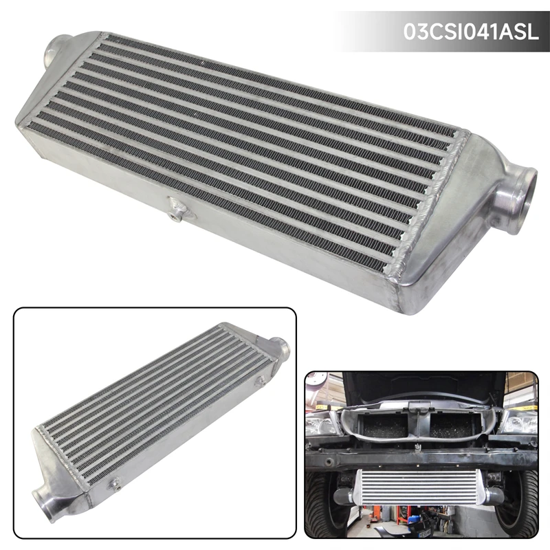 Intercooler Aluminum Universal Bar & Plate In/outlet 2.5