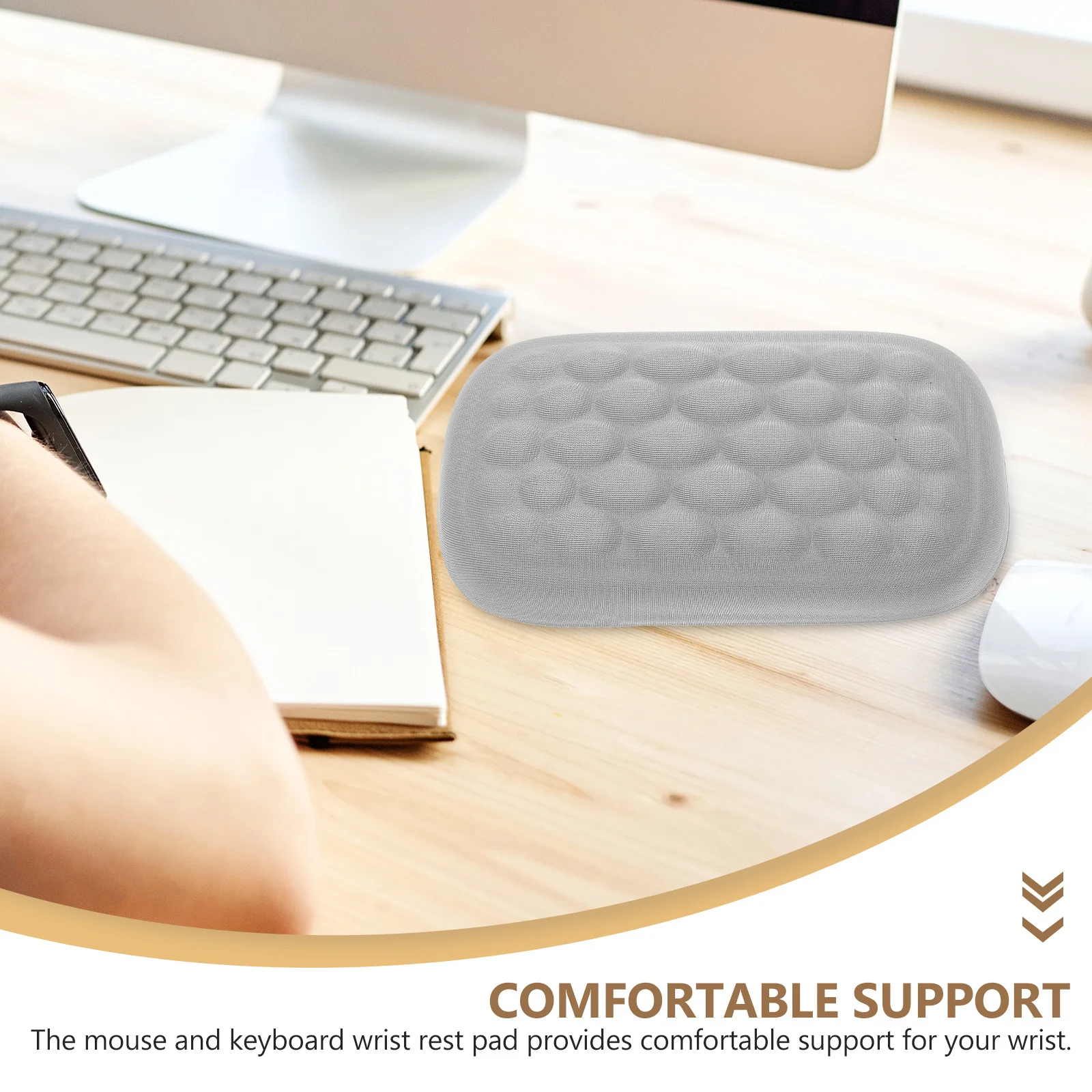 

Memory Foam Keyboard Wrist Rest Soft Comfortable Support Cushion for Computer Laptop Gaming Office Use Keyboard Wrist Rest