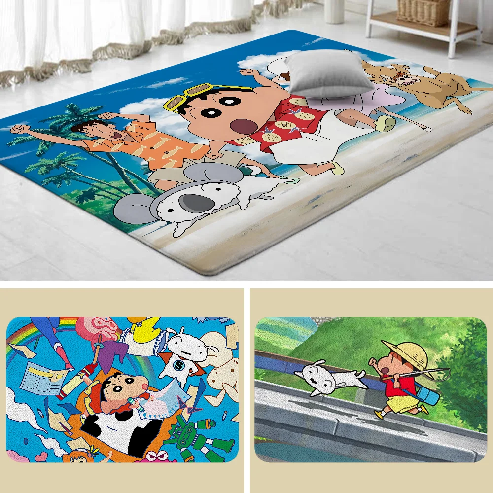 

Crayon Shin-chan Floor Mat Bathroom Absorbent Mat Simple Door Dirt-resistant Mat Home Kitchen Mat Foot Mat Entry Mat