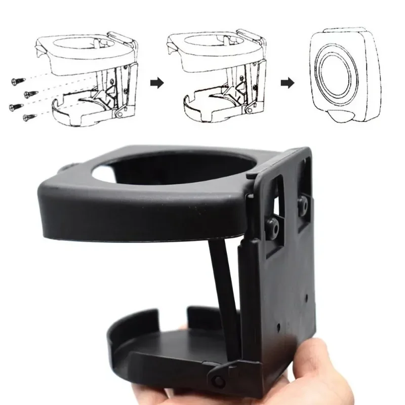 Folding Bottle Coffee Ashtray Stand Mount Car Beverage Cup Holder Bottle Holder Car Drink Cup Stand Car Drink Holder