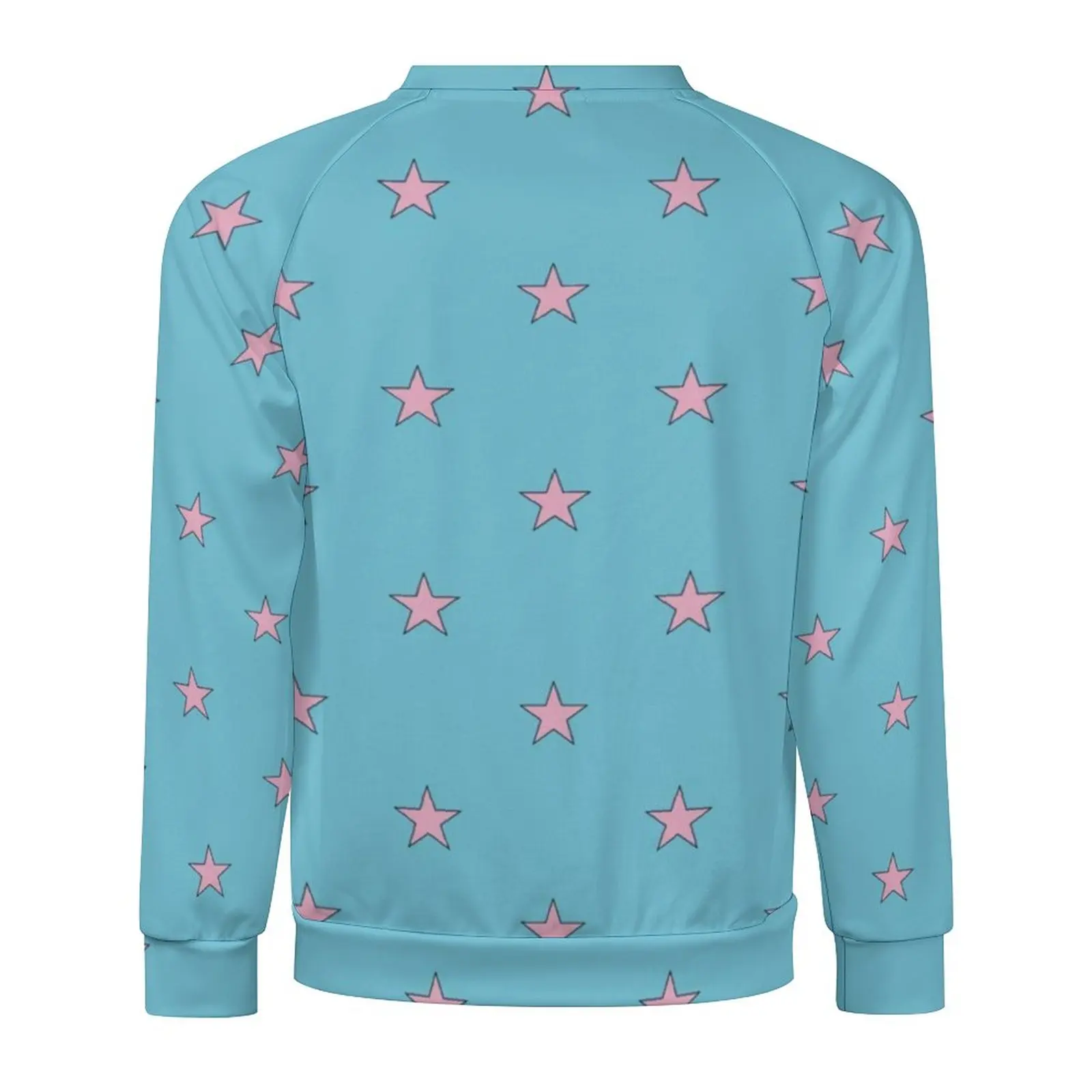 Johnny Joestar Pink Stars Streetwear Sweatshirts Autumn Jojos Bizzare Adventures Kawaii Hoodies Men Oversized Outerwear OHoodie