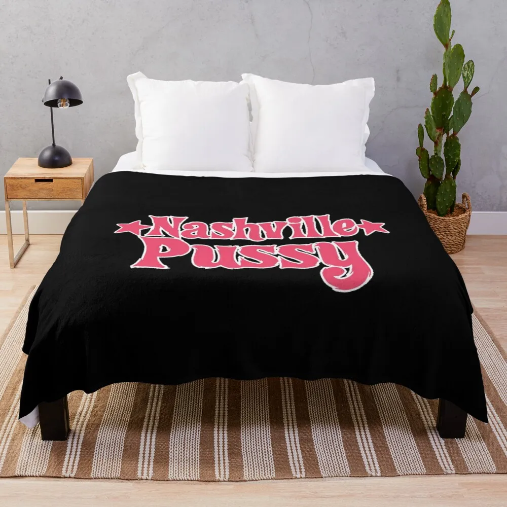 

Nashville Pussy Throw Blanket Sleeping Bag Thins Bed Fashionable Blankets