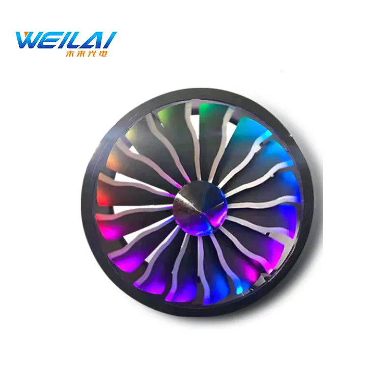 Ventilatorlicht, LED-Farbwechsel, großes Ventilatorlicht, LED-Pixel-Hintergrund, Barlicht