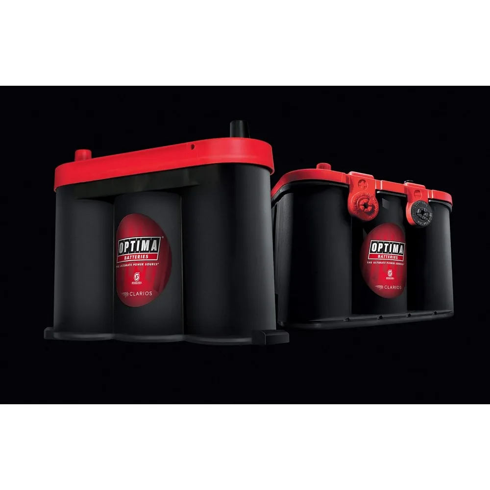 Batteries High Performance 75/25 RedTop Sealed AGM Car, Truck, and SUV Starting Battery, 720 CCA, Dual SAE and GM Terminals