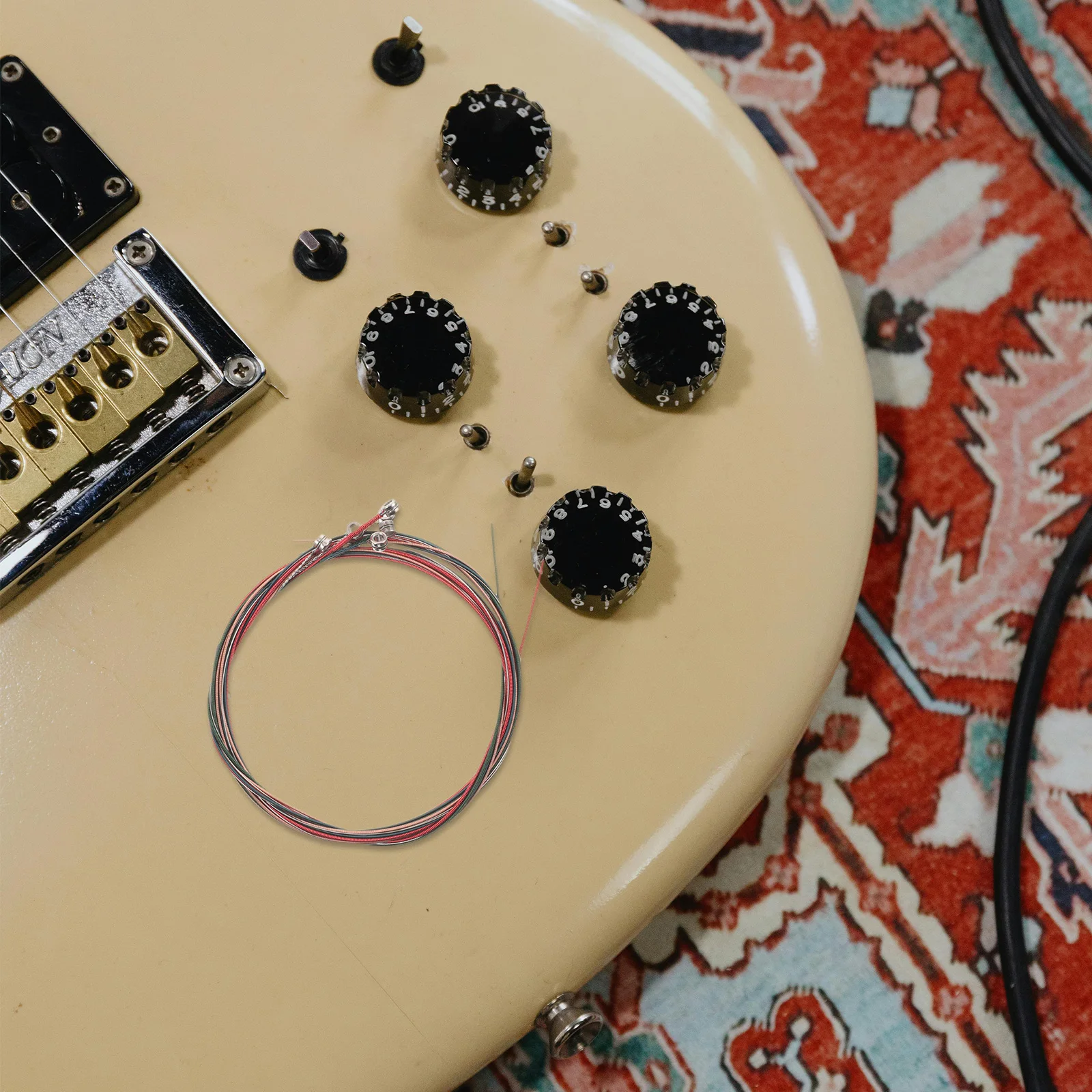 

4 Sets Guitar Strings Instrument Spare Parts Repair Flamenco Component Steel Wire Classical Accessories Child