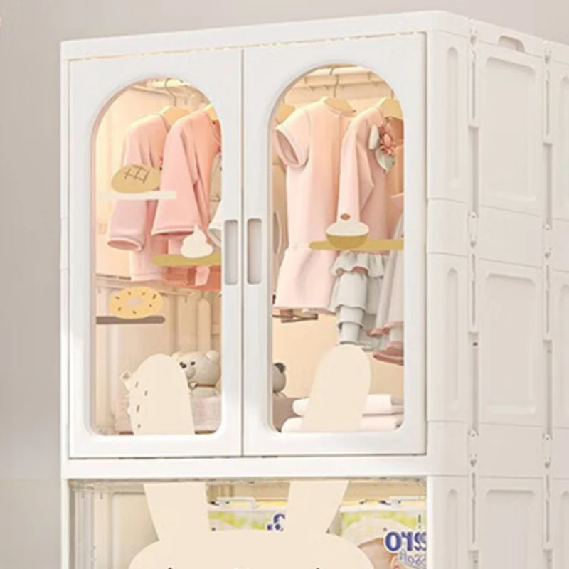 Kleider schrank Kinder Kleider schränke Schlafzimmer Veranstalter tragbare Kinder Kleider schränke Schrank Penderie Enfant Zimmer möbel mr50cw