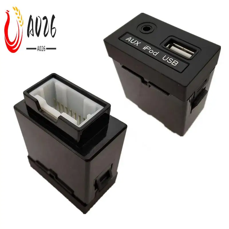 

A026-96120B9000 USB Reader For Ipod AUX Port Adapter For Hyundai I10 2014-2018 AUX USB Jack Assy 96120-0X0004X 961200X0004X