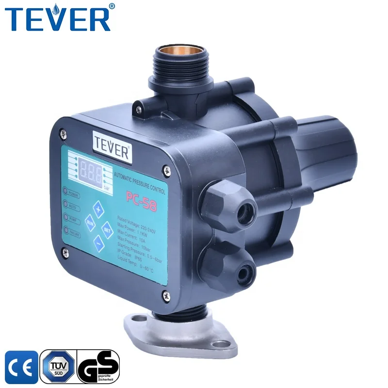 Intelligent PC 58 Electronic Digital Automatic Pressure Control Pump Automatic Press Switch for Water Pump Pressure Switches