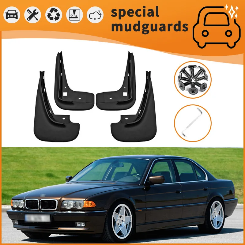 Suitable for BMW 7 Series 96-04, L7, 10-16, 17-22, G11, G12, 23, X Luxury, M Sport, mudguard, splash guard