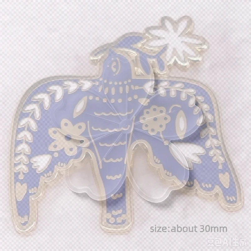 Blue Swallow Badge Bird Art Enamel Pin Morgana Brooch Backpack Decor Cute Collectible Christmas Jewelry Gift