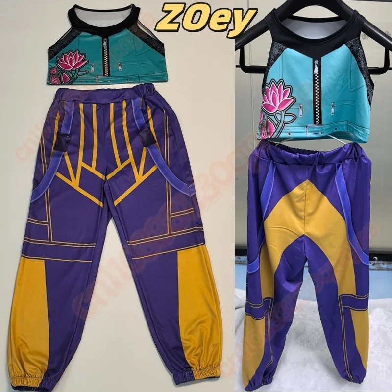 2025 어린이 조이 미라 루미 3D 프린트 코스프레 의상 할로윈 카니발 K팝 헌터 걸 그룹 아이돌 롤플레잉 드레스업 의상