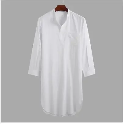 Arab Men's Robe National Style Large Size Garment Indian Long Shirt Spring Blouse
